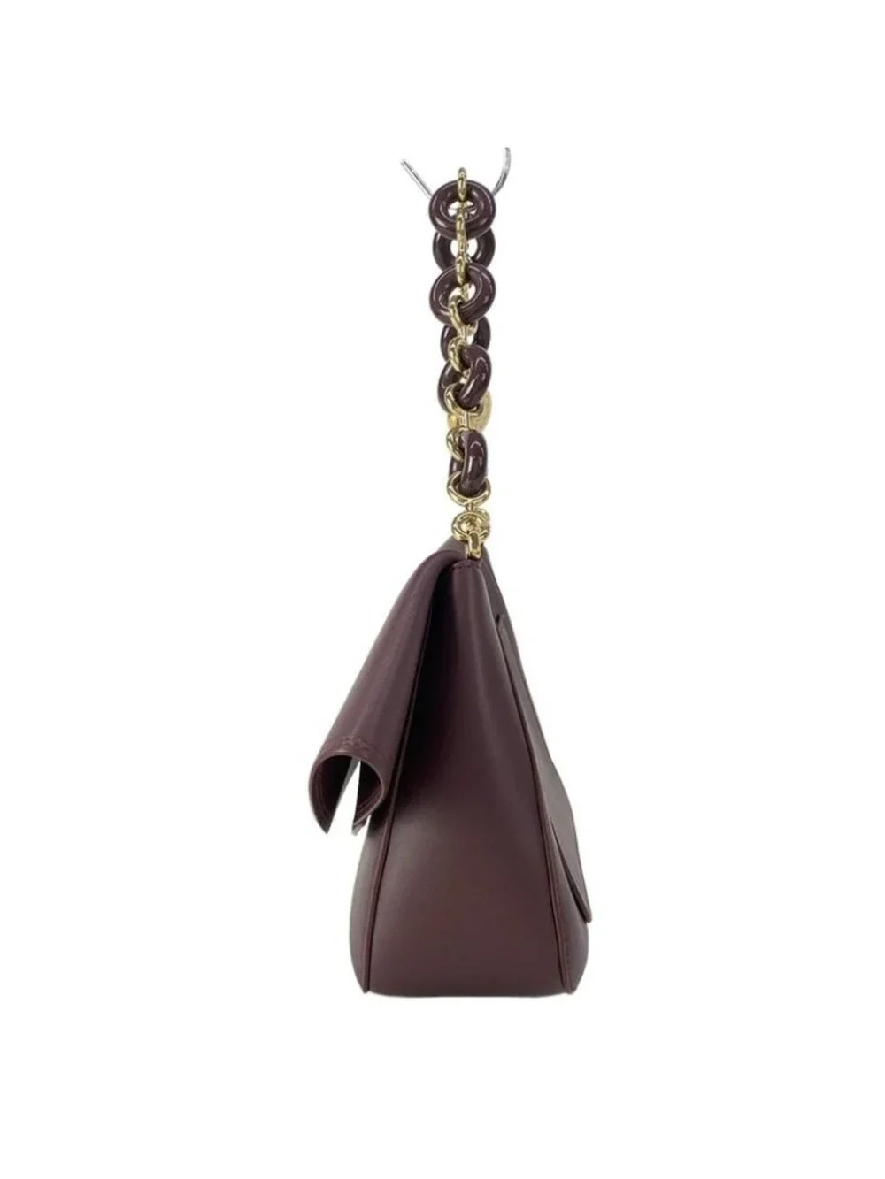 ★SOLD★ Loewe Handbag Ola Bag Bordeaux Donut Chain Strap - Picture 4 of 16